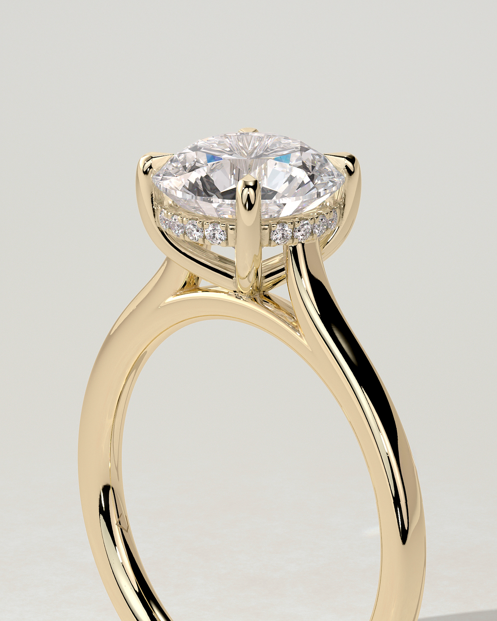 Bonnie Solitaire Round Ring