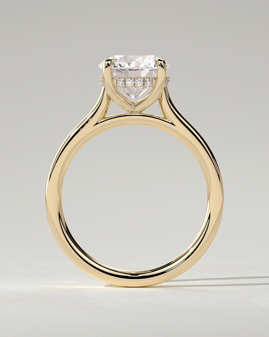 Bonnie Solitaire Round Ring