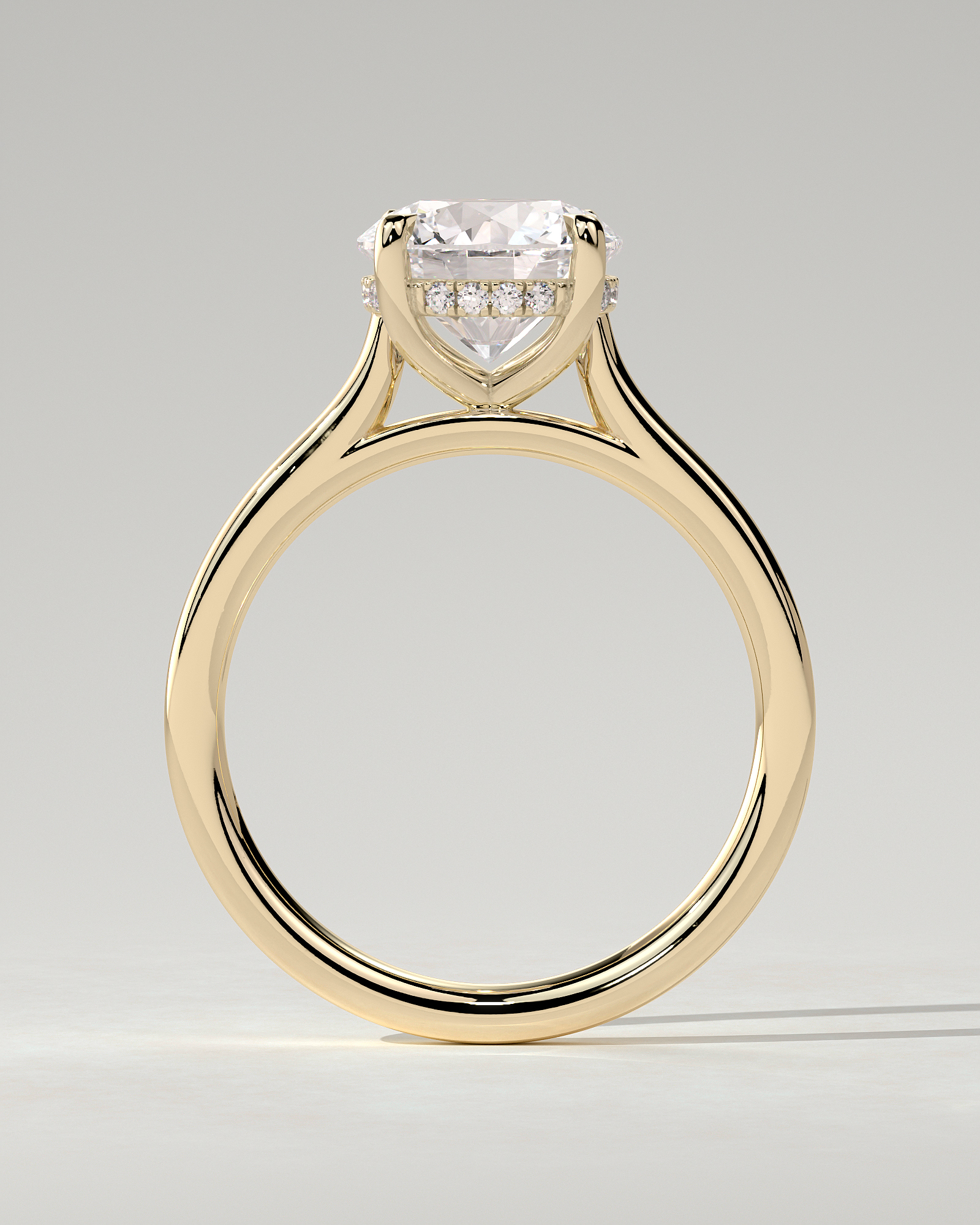 Bonnie Solitaire Round Ring