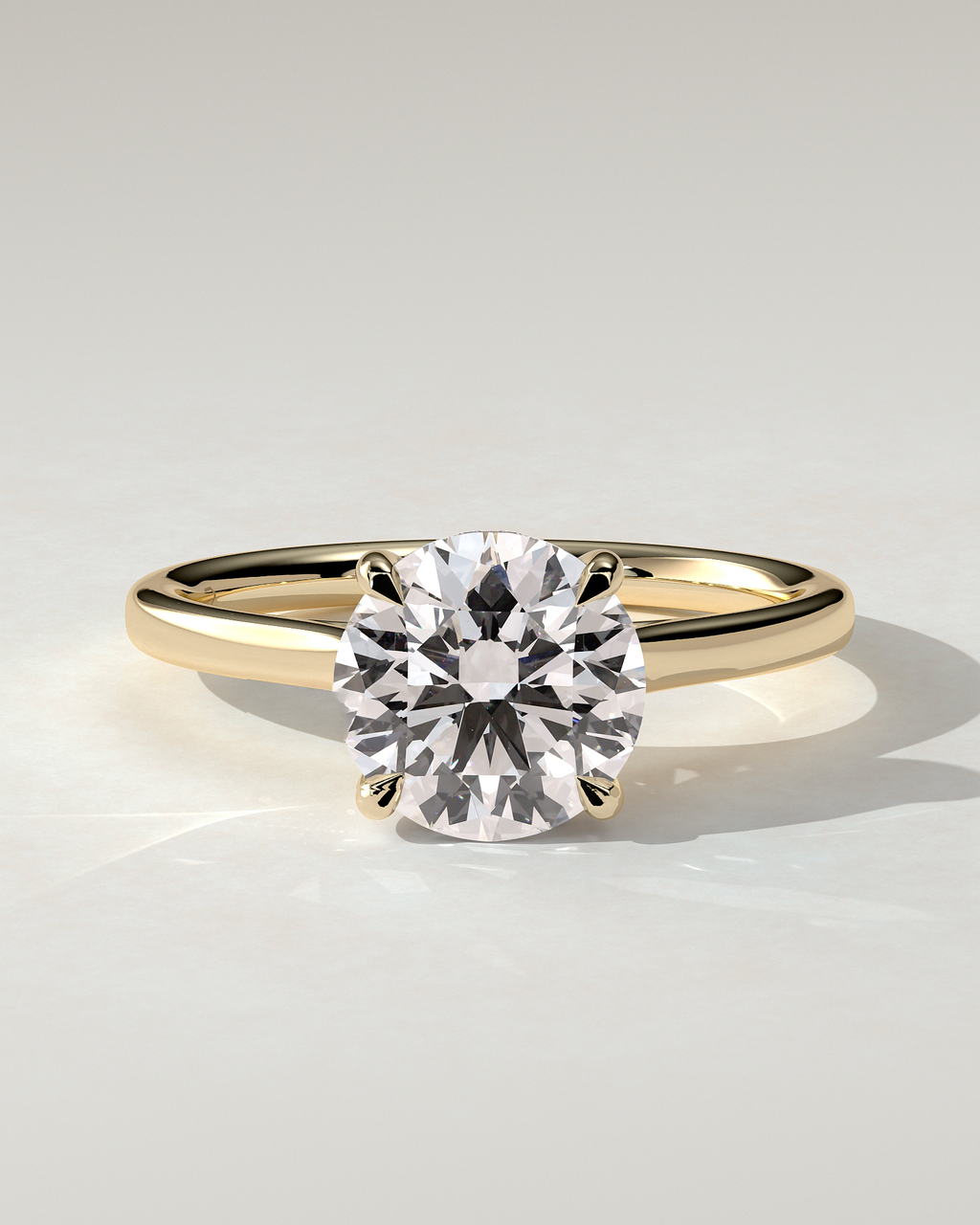 Bonnie Solitaire Round Ring