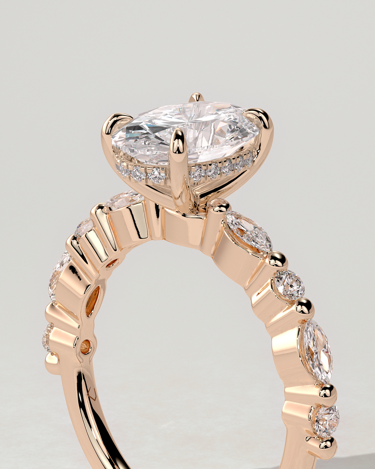 Brandi Solitaire Oval Ring