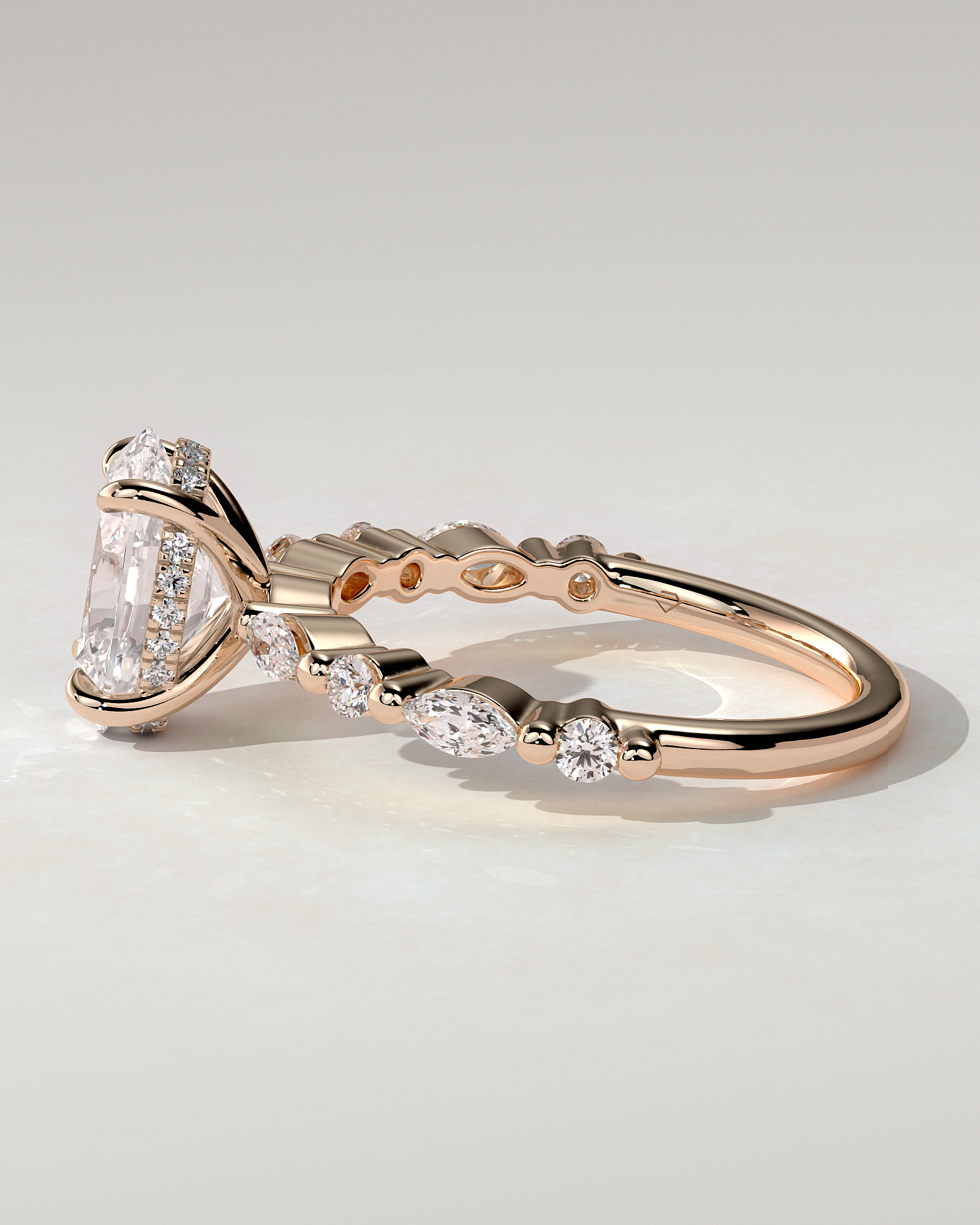 Brandi Solitaire Oval Ring