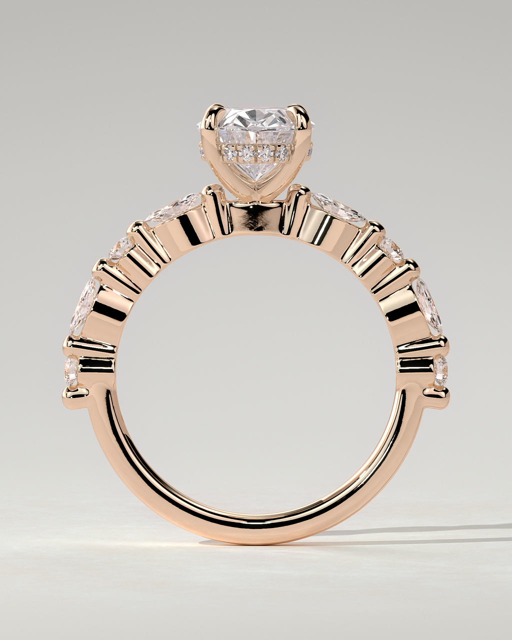 Brandi Solitaire Oval Ring