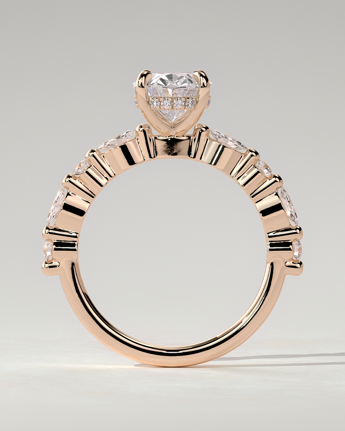Brandi Solitaire Oval Ring