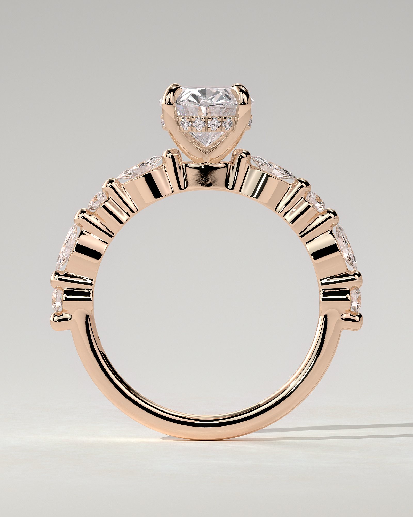 Brandi Solitaire Oval Ring