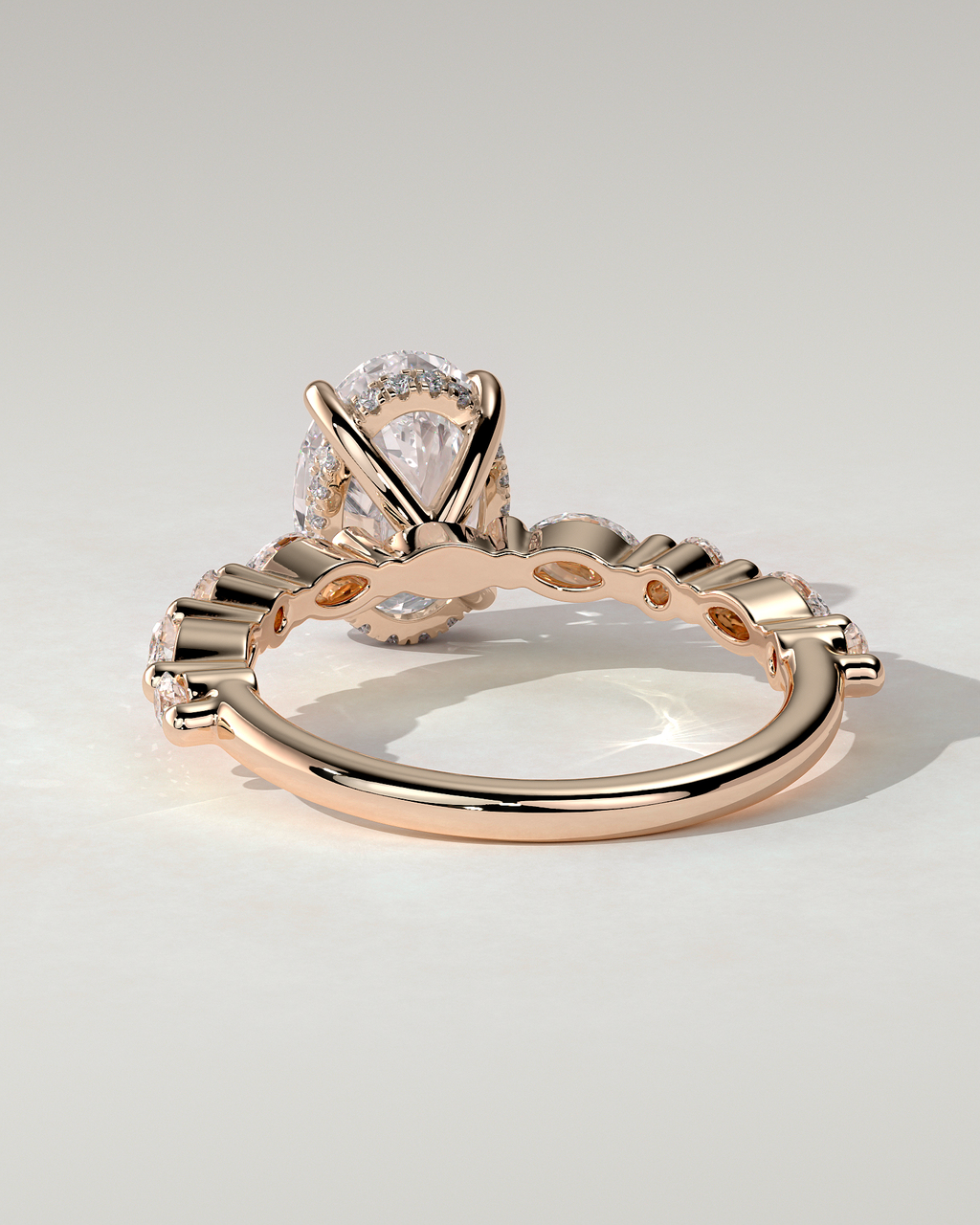 Brandi Solitaire Oval Ring