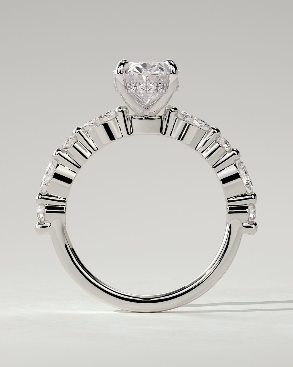 Brandi Solitaire Oval Ring