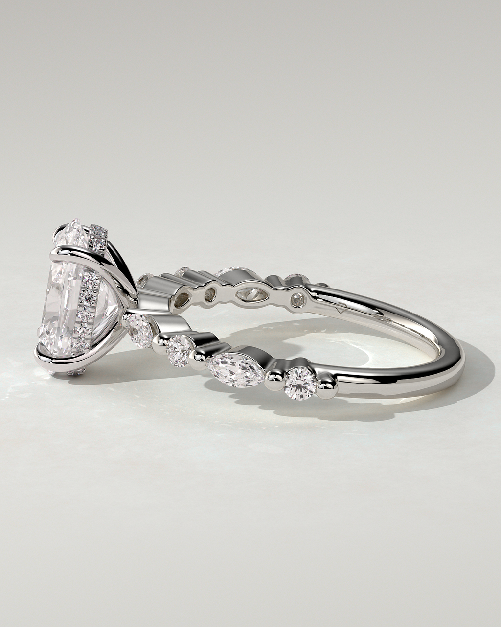 Brandi Solitaire Oval Ring