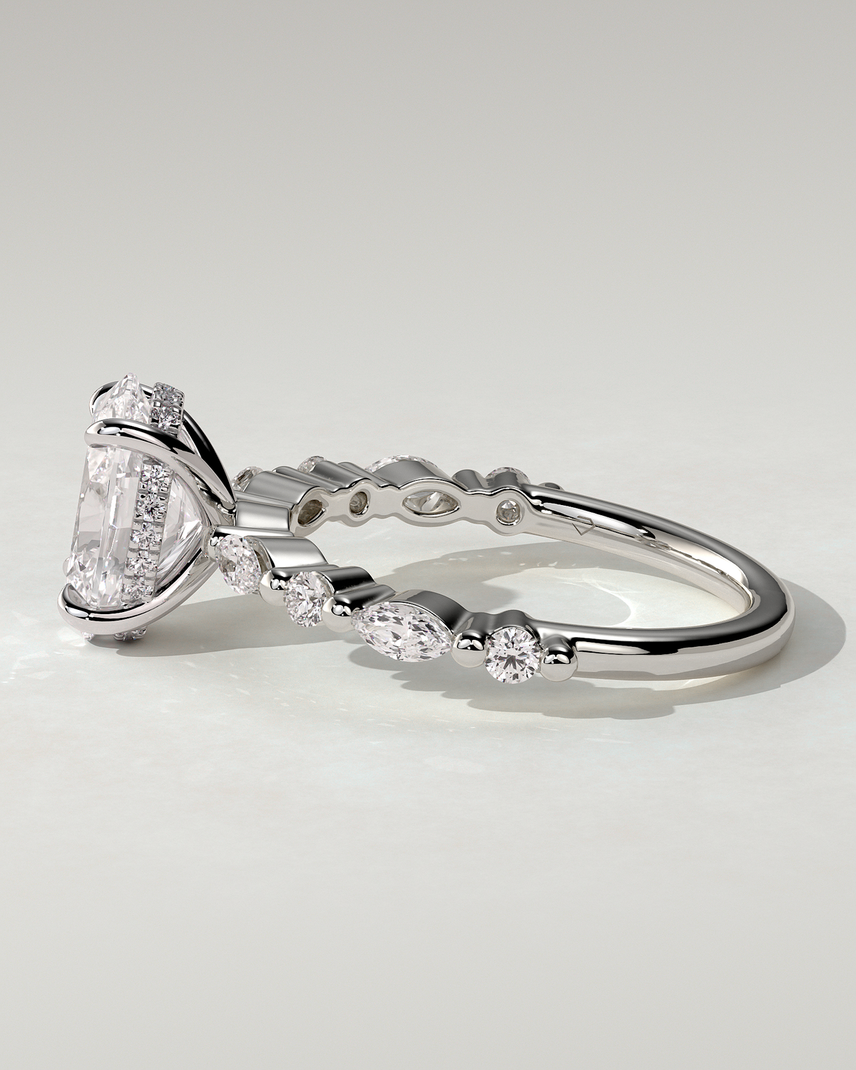 Brandi Solitaire Oval Ring