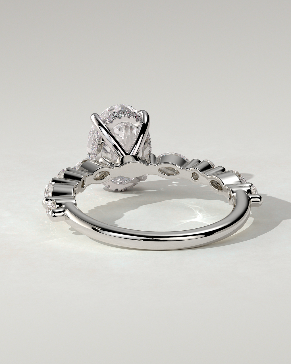 Brandi Solitaire Oval Ring