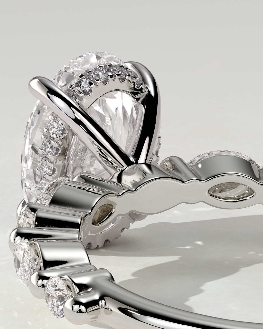 Brandi Solitaire Oval Ring