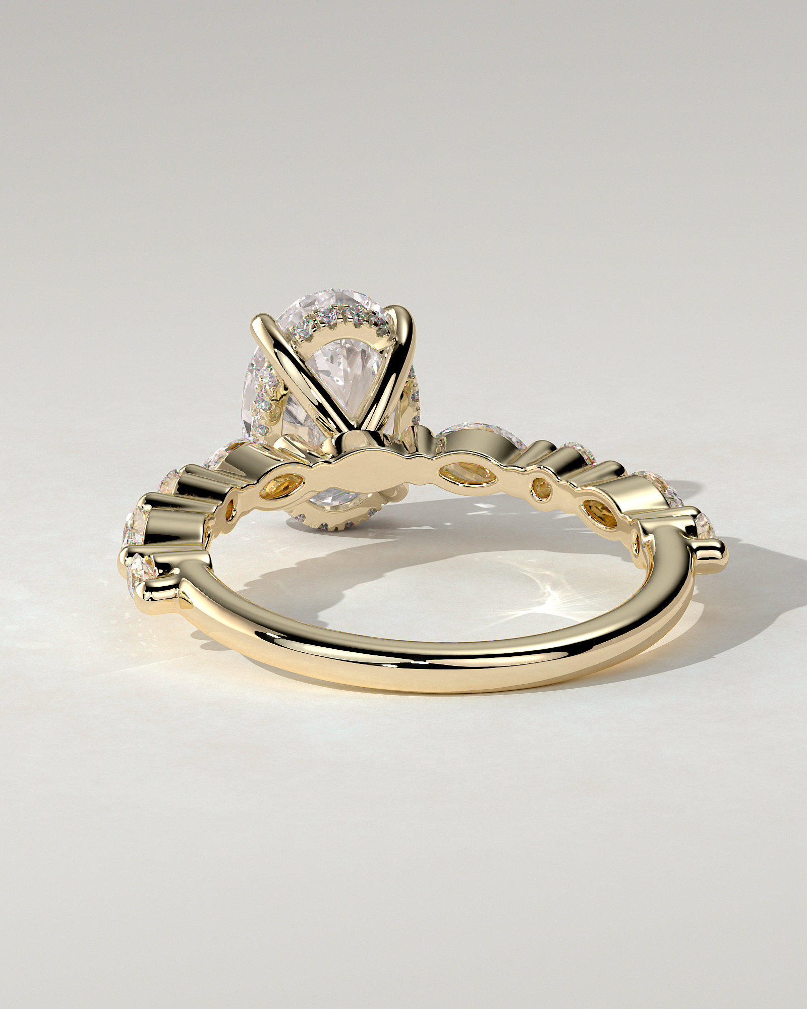 Brandi Solitaire Oval Ring