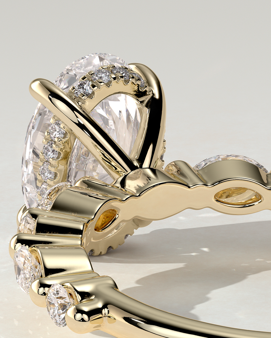 Brandi Solitaire Oval Ring