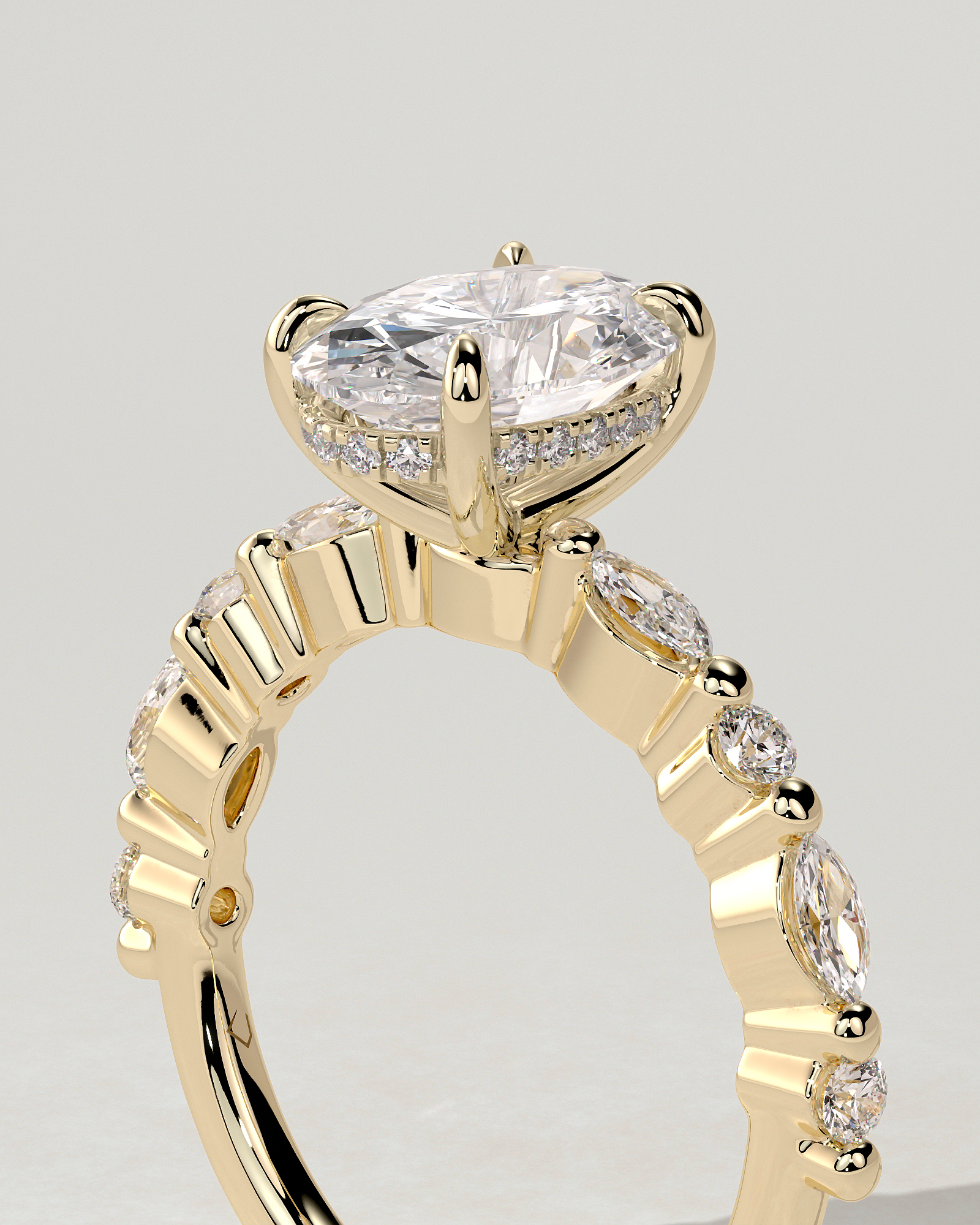 Brandi Solitaire Oval Ring