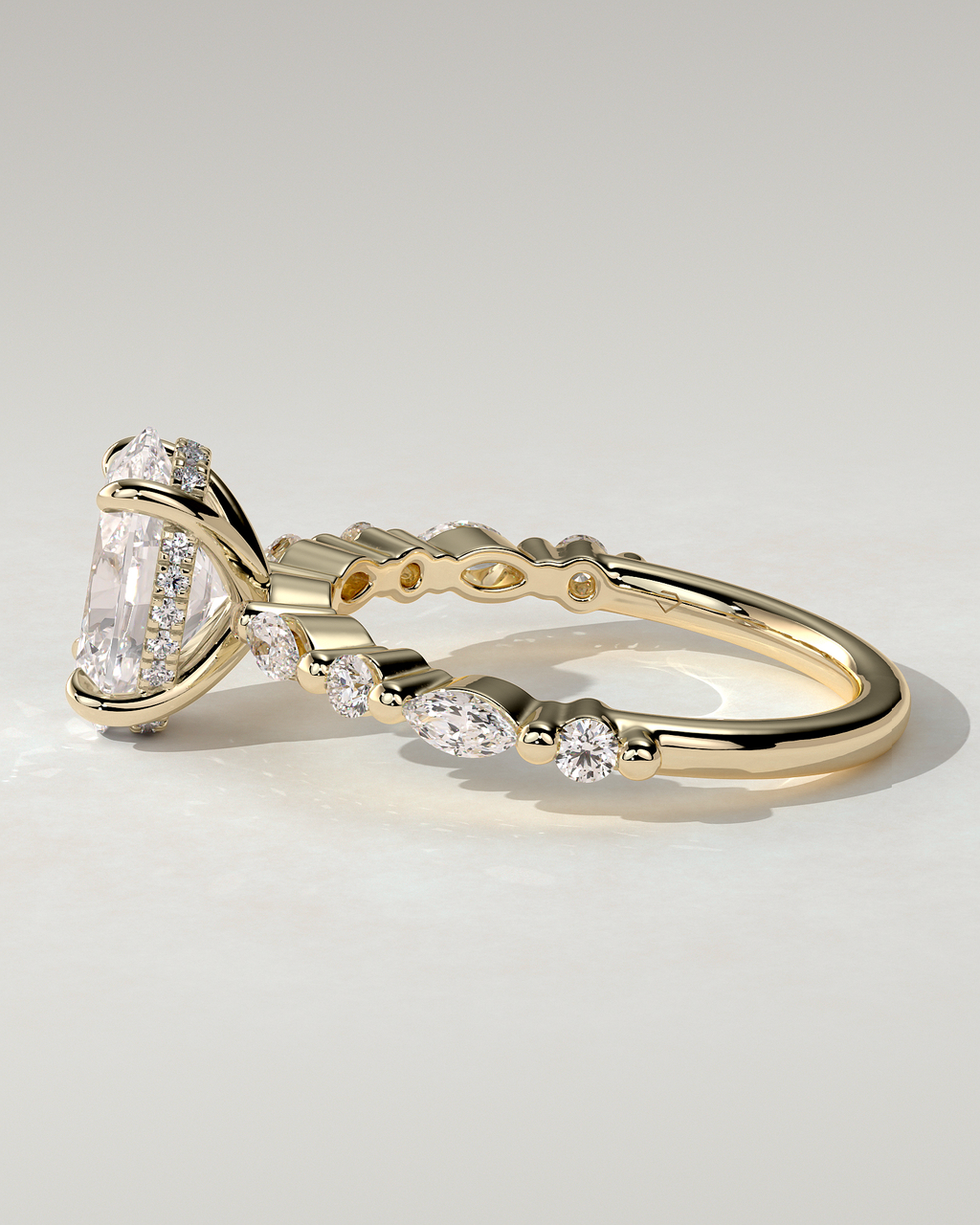 Brandi Solitaire Oval Ring
