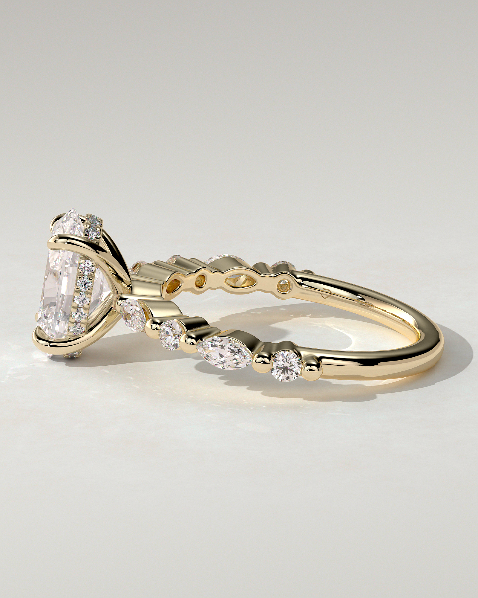 Brandi Solitaire Oval Ring
