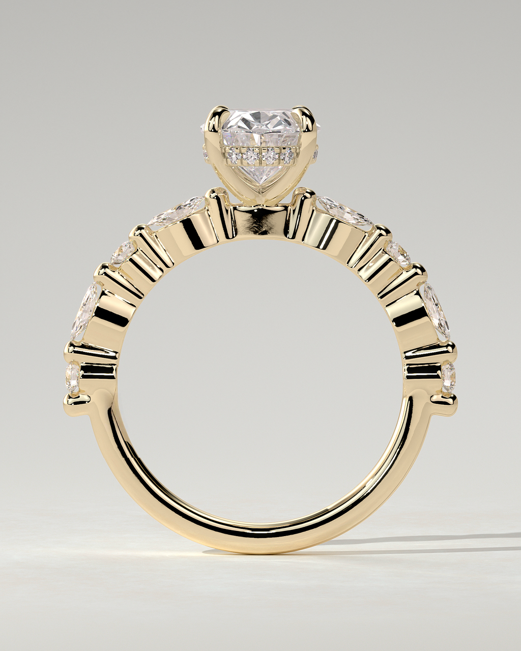 Brandi Solitaire Oval Ring