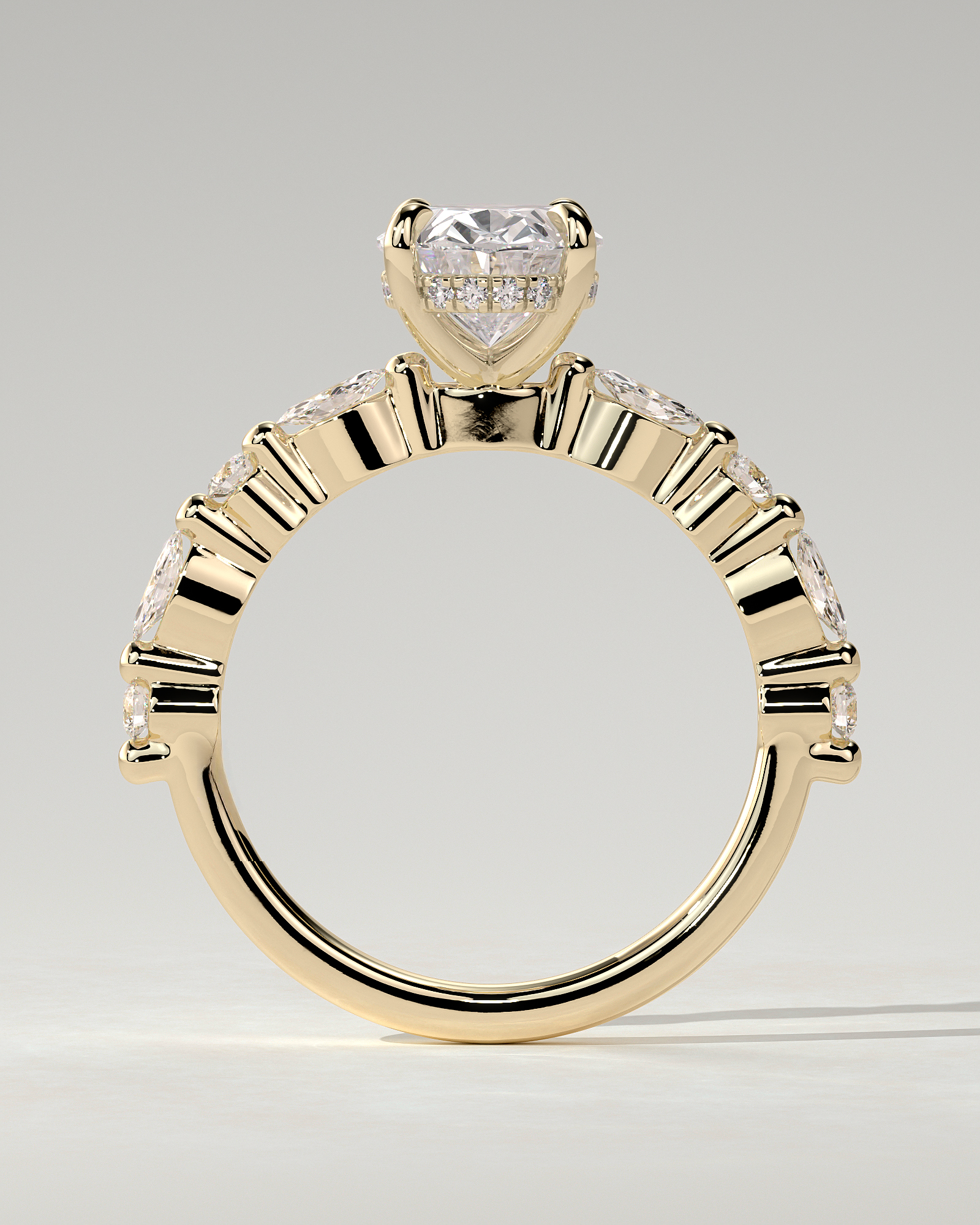 Brandi Solitaire Oval Ring