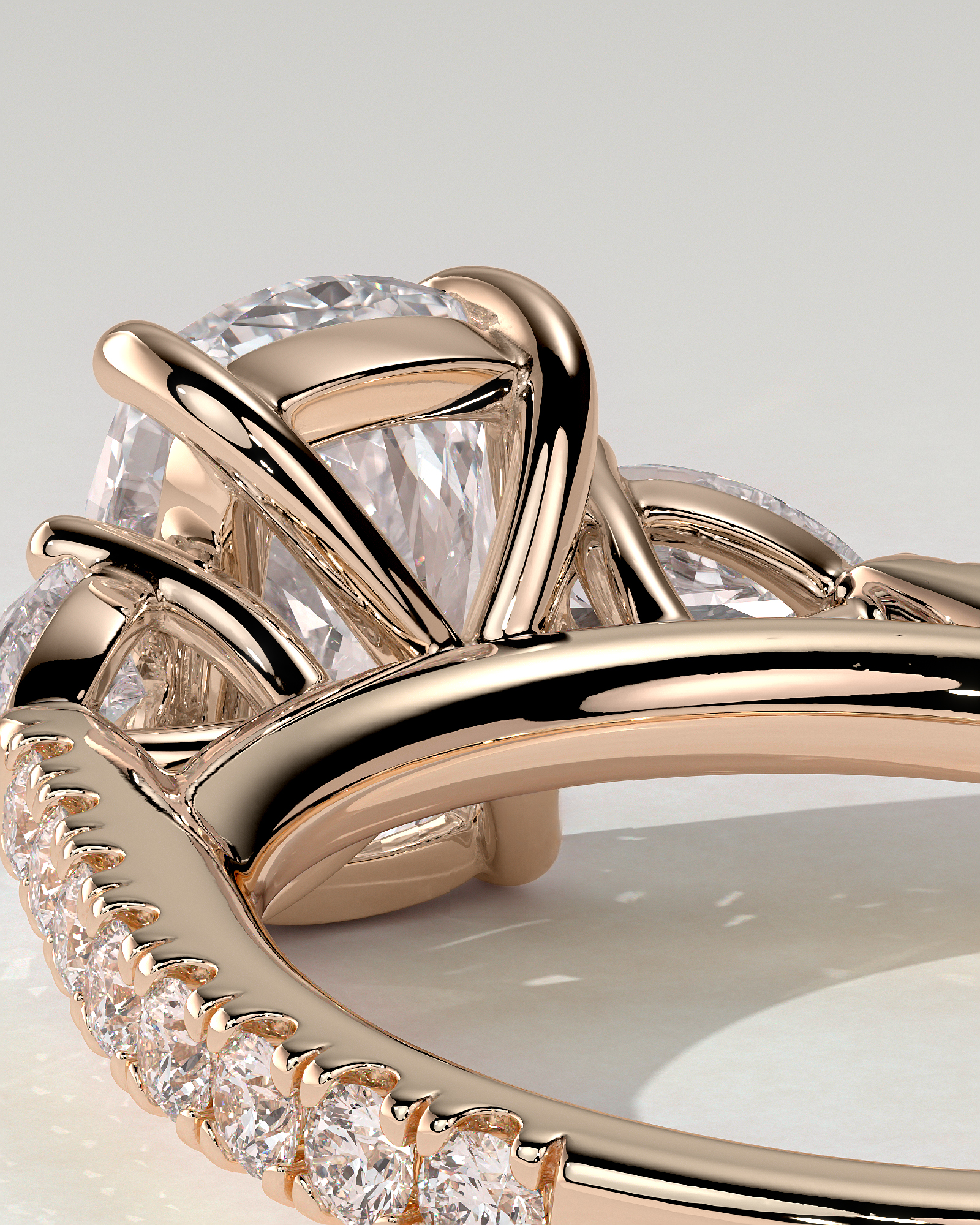 Bree Trilogy Cushion Ring