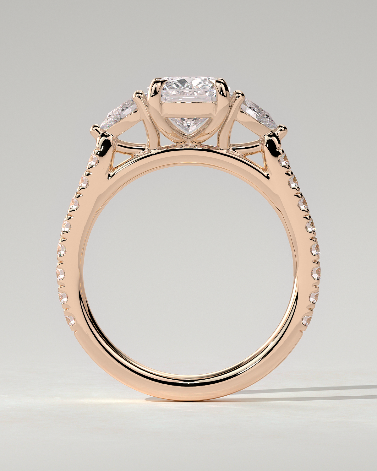 Bree Trilogy Cushion Ring
