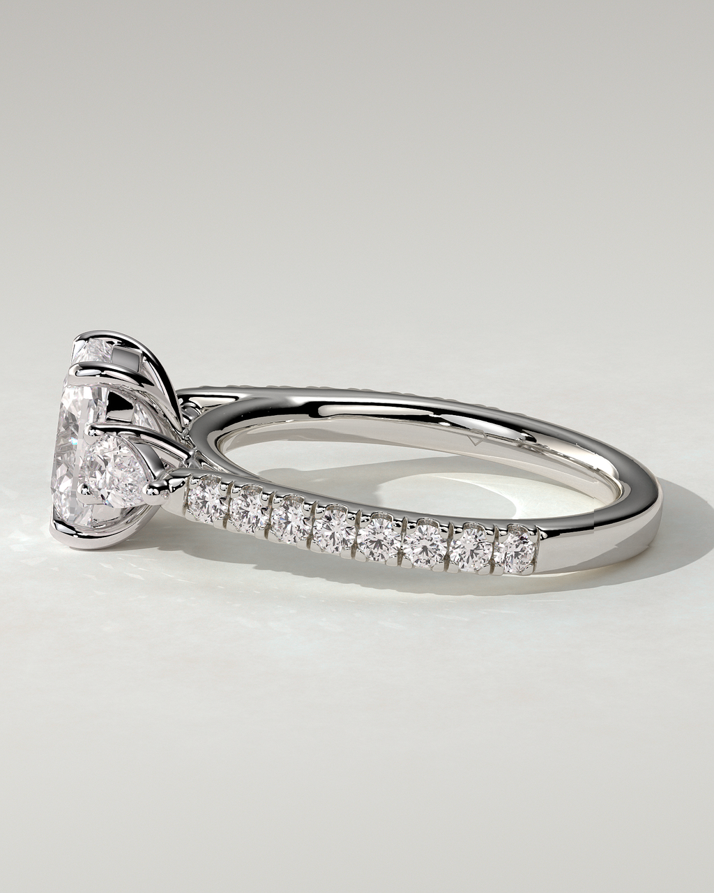 Bree Trilogy Cushion Ring
