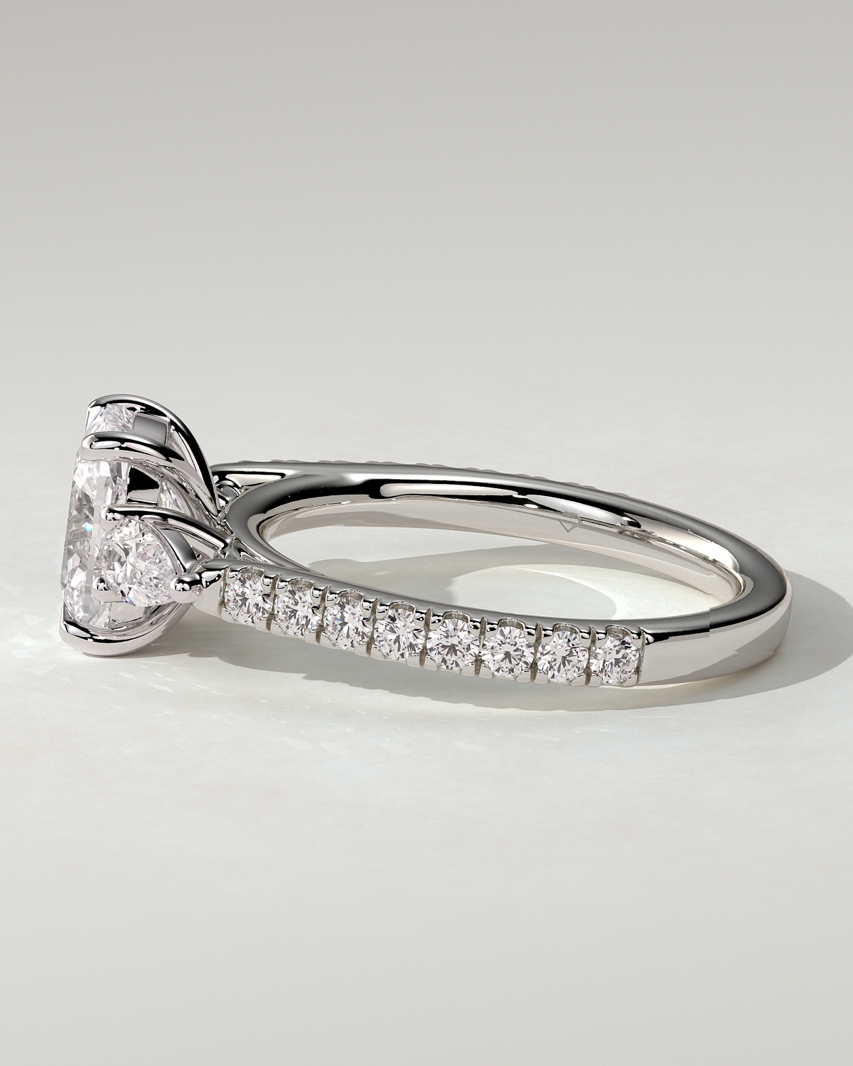 Bree Trilogy Cushion Ring