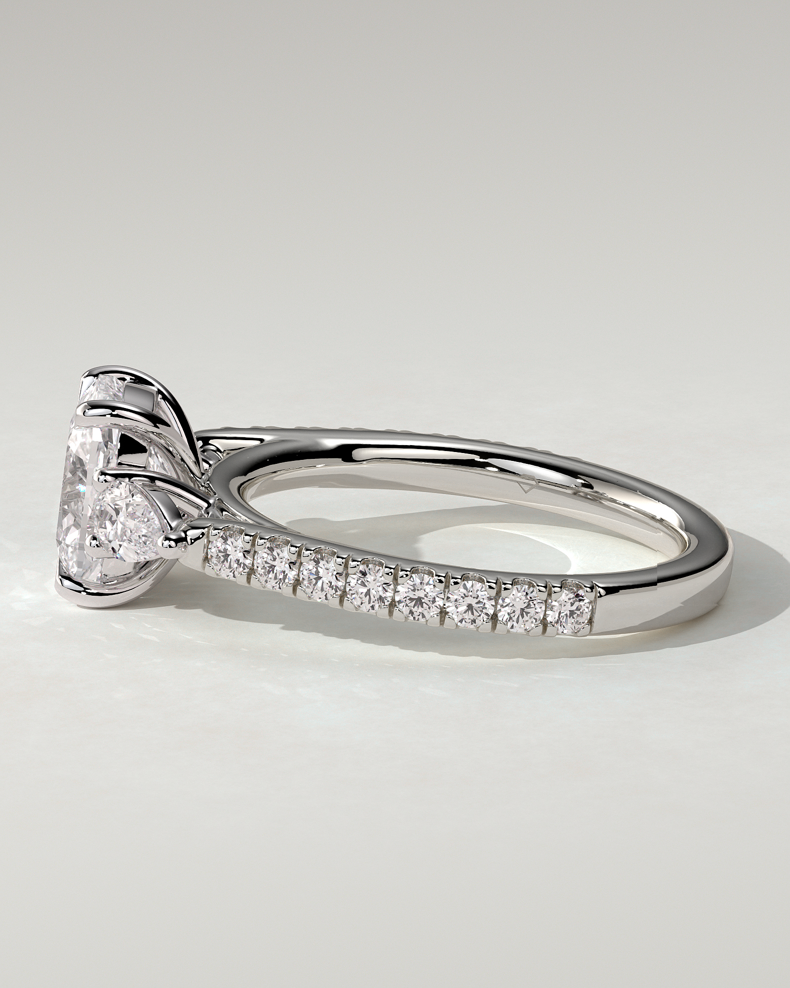 Bree Trilogy Cushion Ring