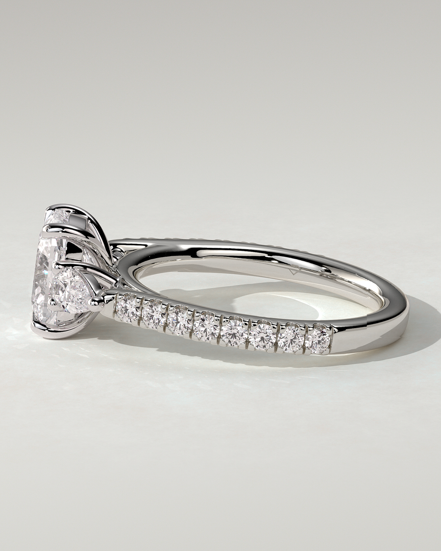 Bree Trilogy Cushion Ring