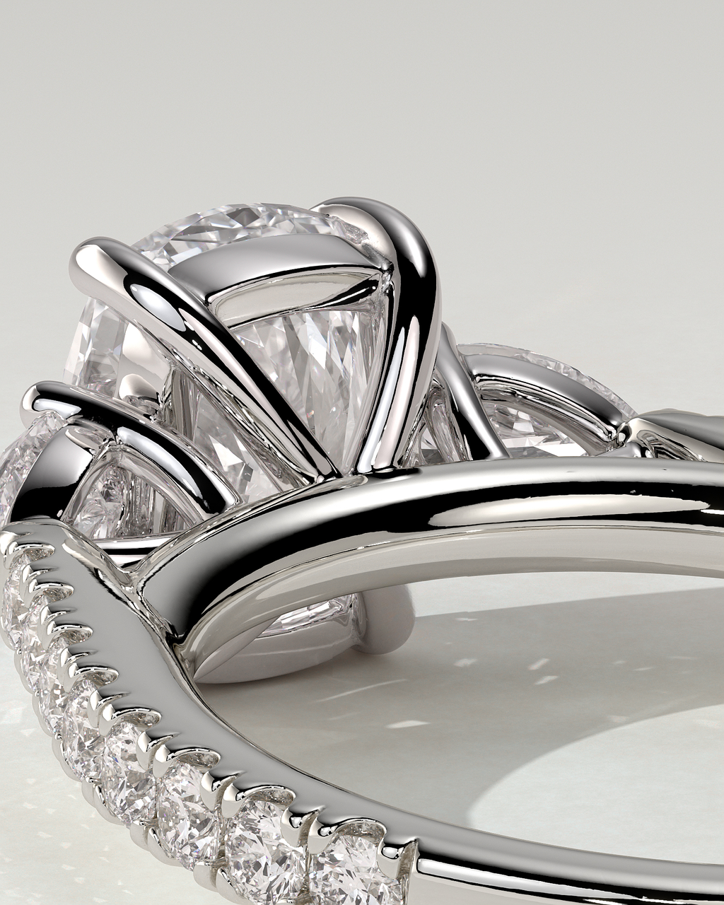 Bree Trilogy Cushion Ring