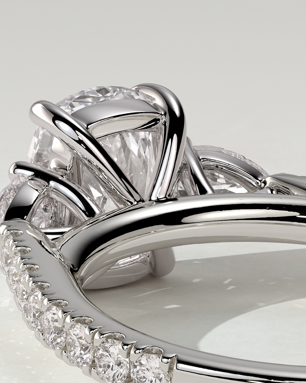 Bree Trilogy Cushion Ring