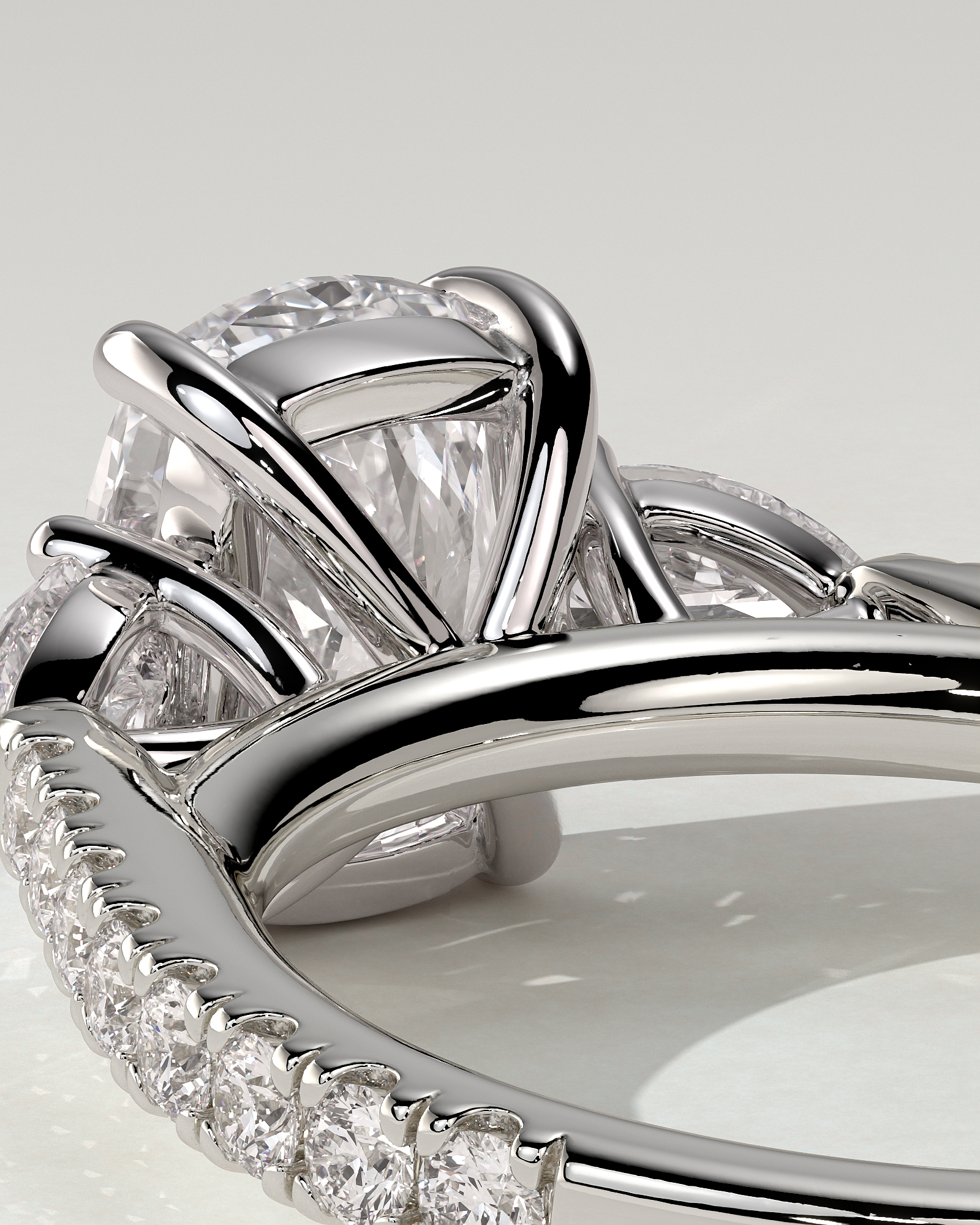 Bree Trilogy Cushion Ring