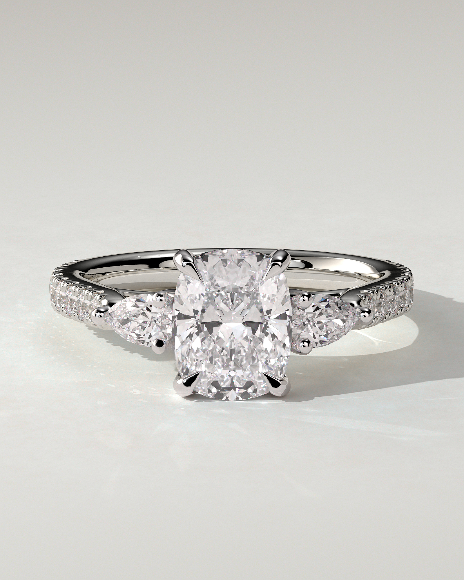 Bree Trilogy Cushion Ring