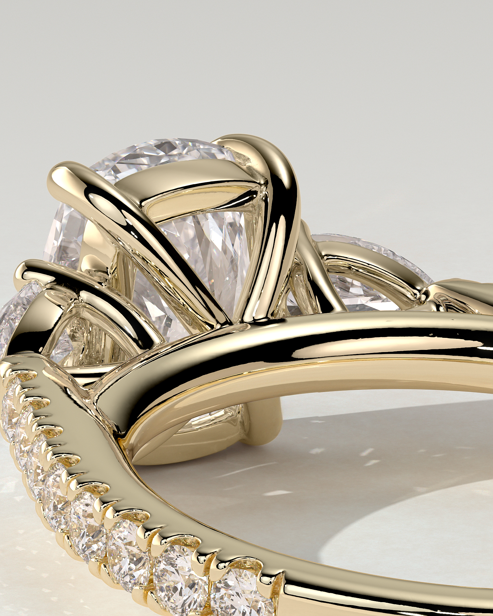 Bree Trilogy Cushion Ring