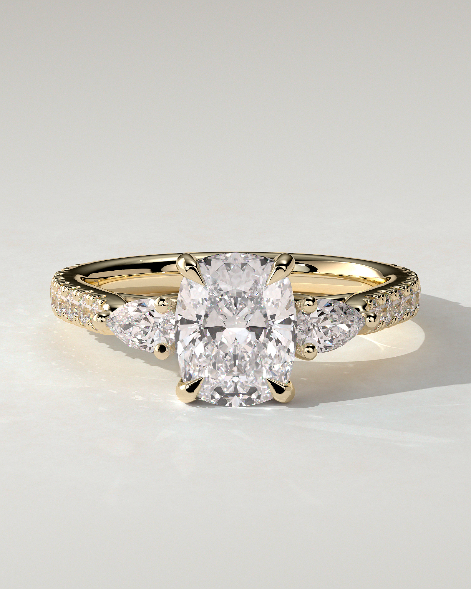 Bree Trilogy Cushion Ring
