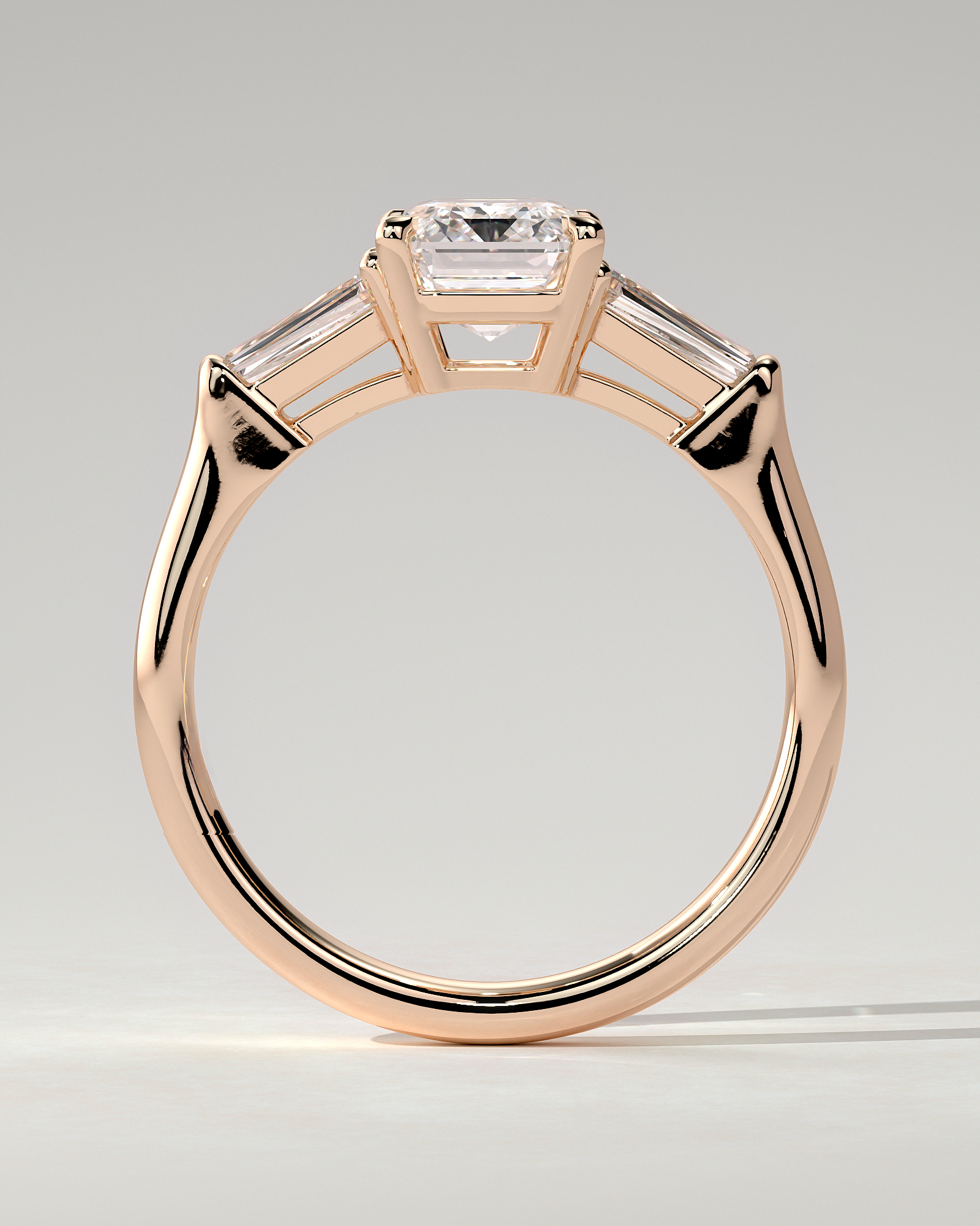 Bridget Trilogy Emerald Ring