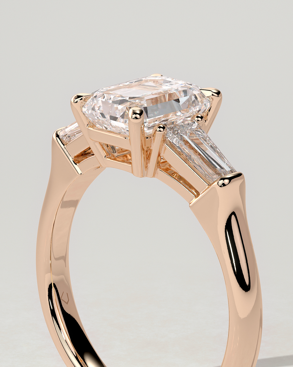 Bridget Trilogy Emerald Ring
