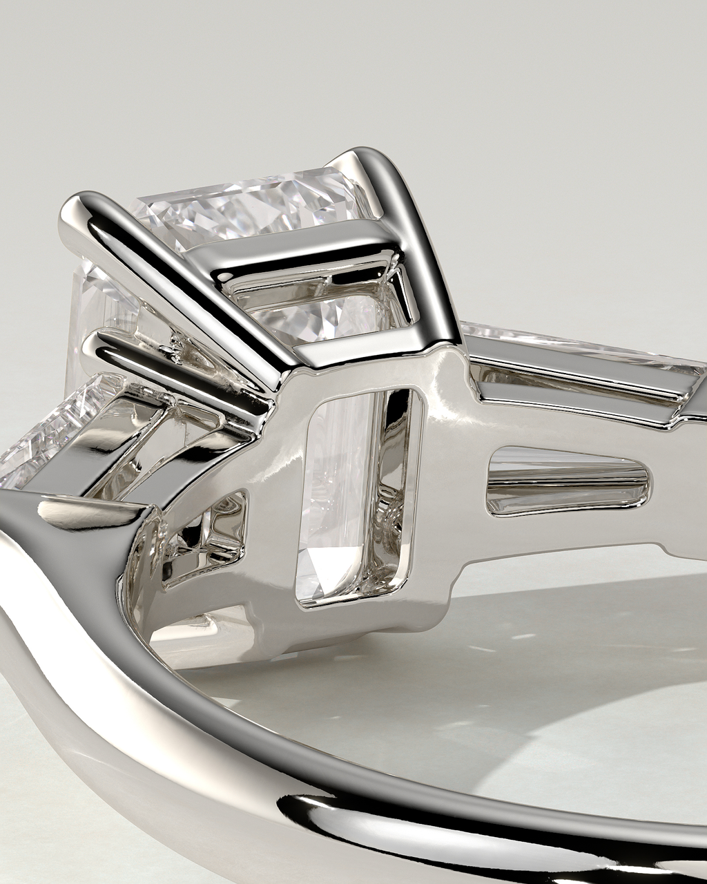 Bridget Trilogy Emerald Ring