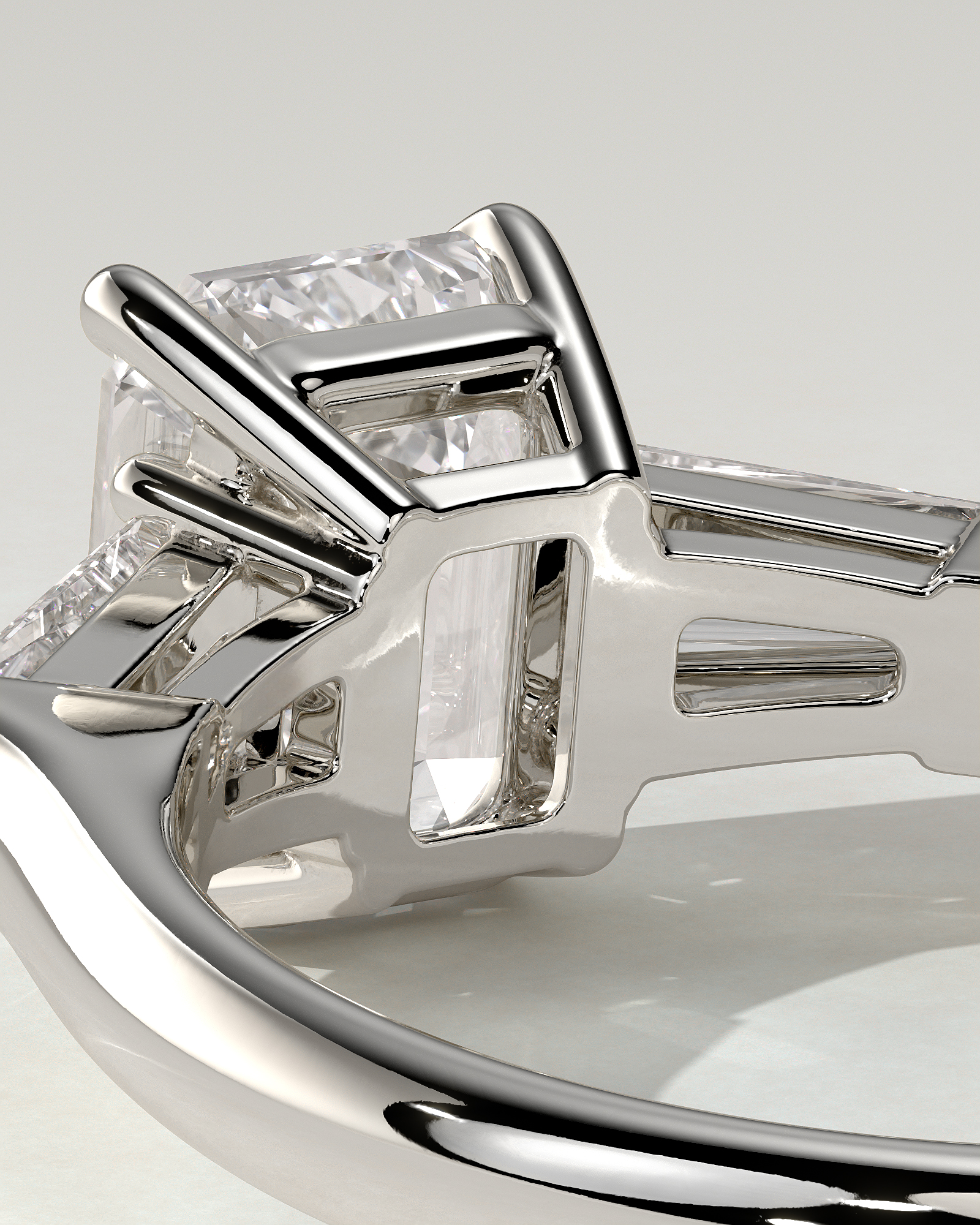 Bridget Trilogy Emerald Ring