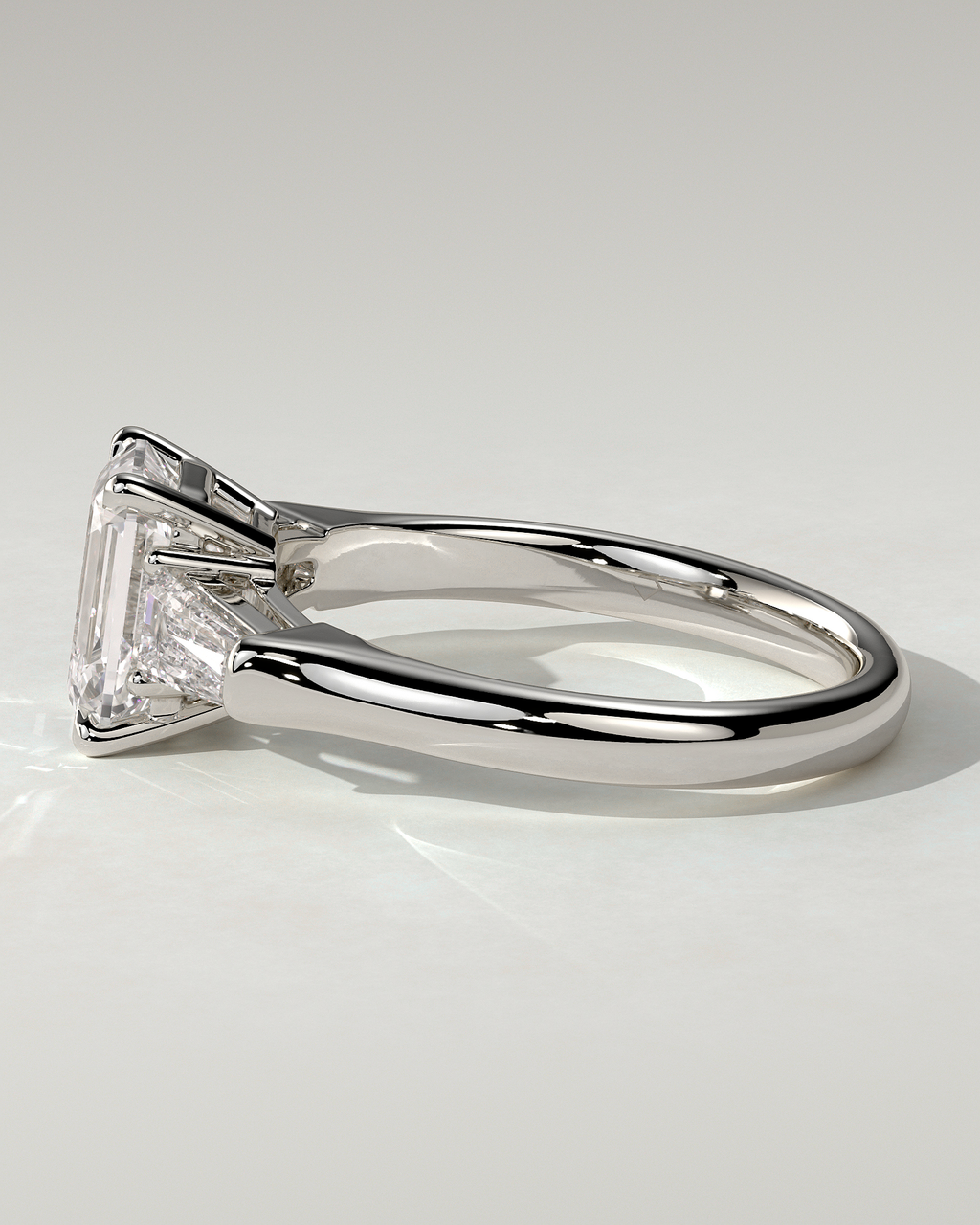 Bridget Trilogy Emerald Ring