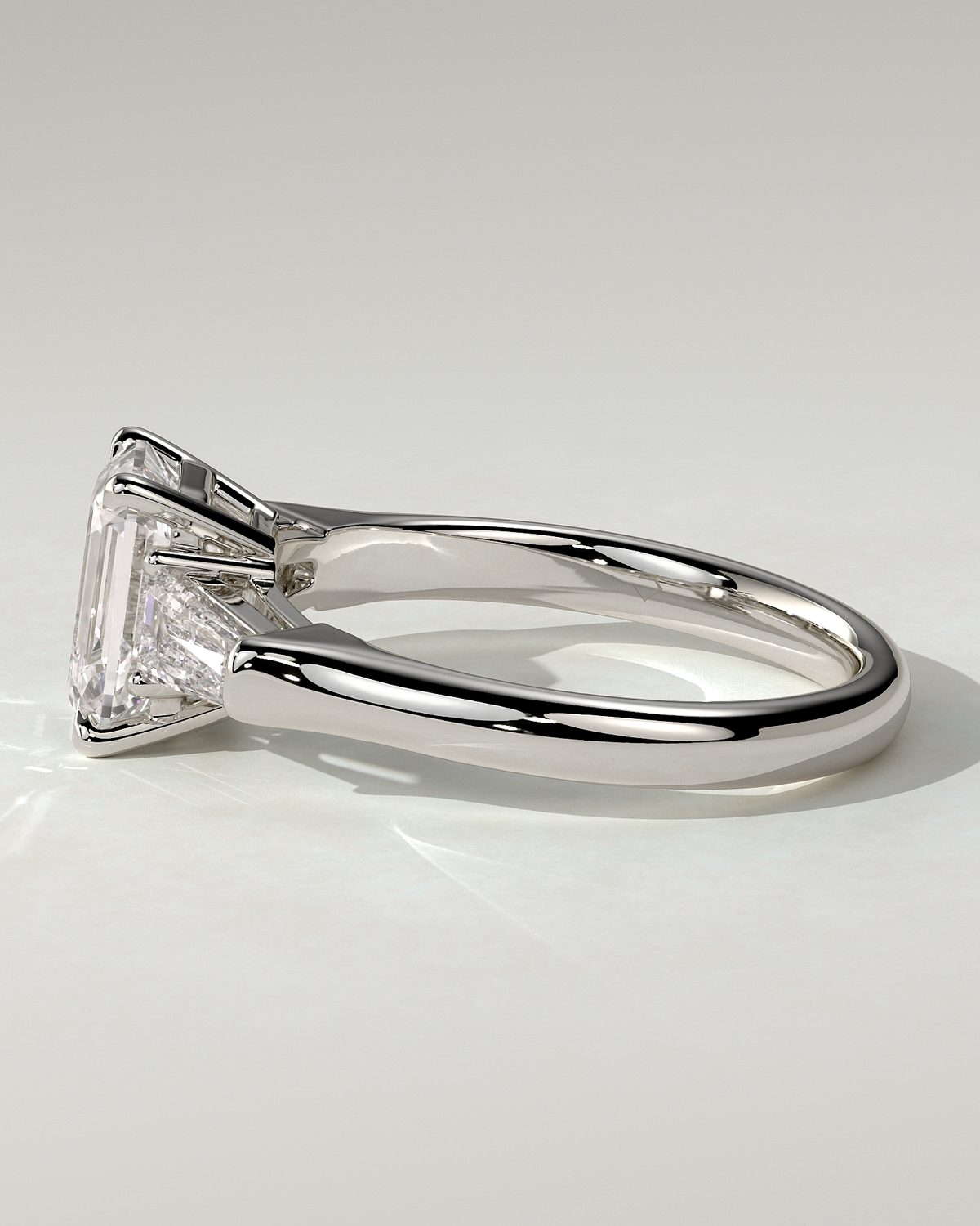 Bridget Trilogy Emerald Ring