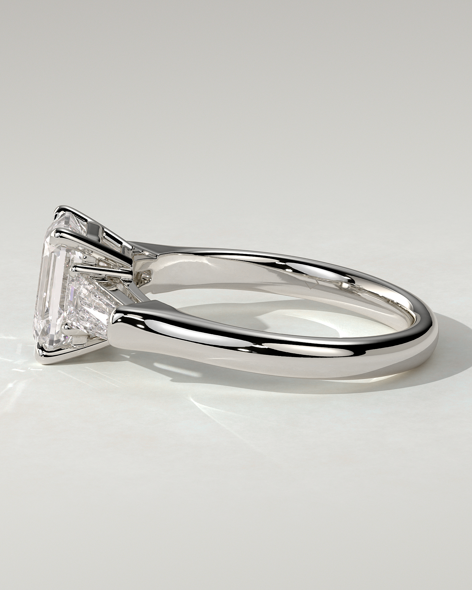 Bridget Trilogy Emerald Ring