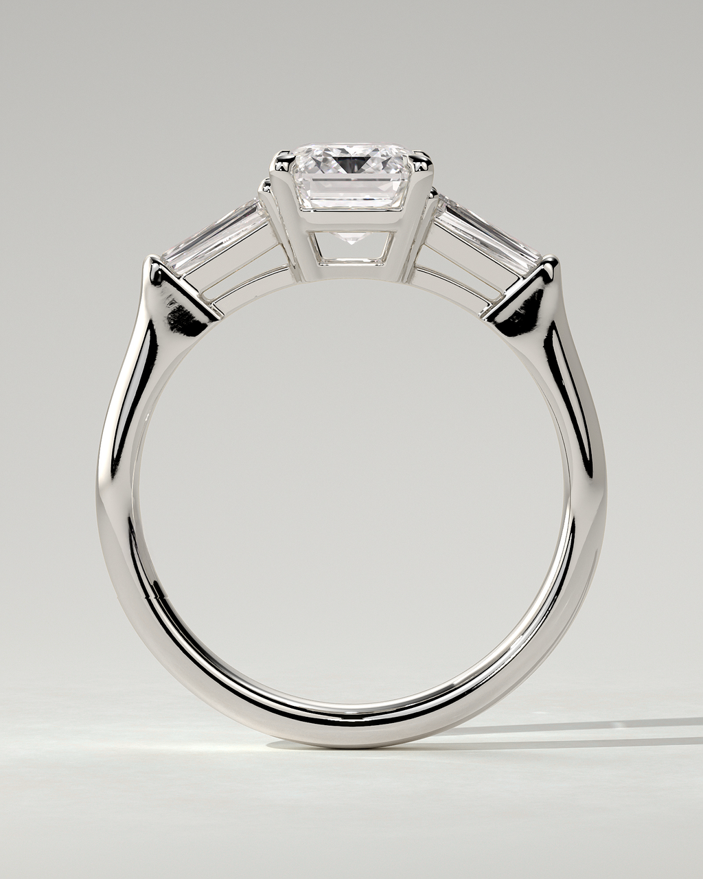 Bridget Trilogy Emerald Ring