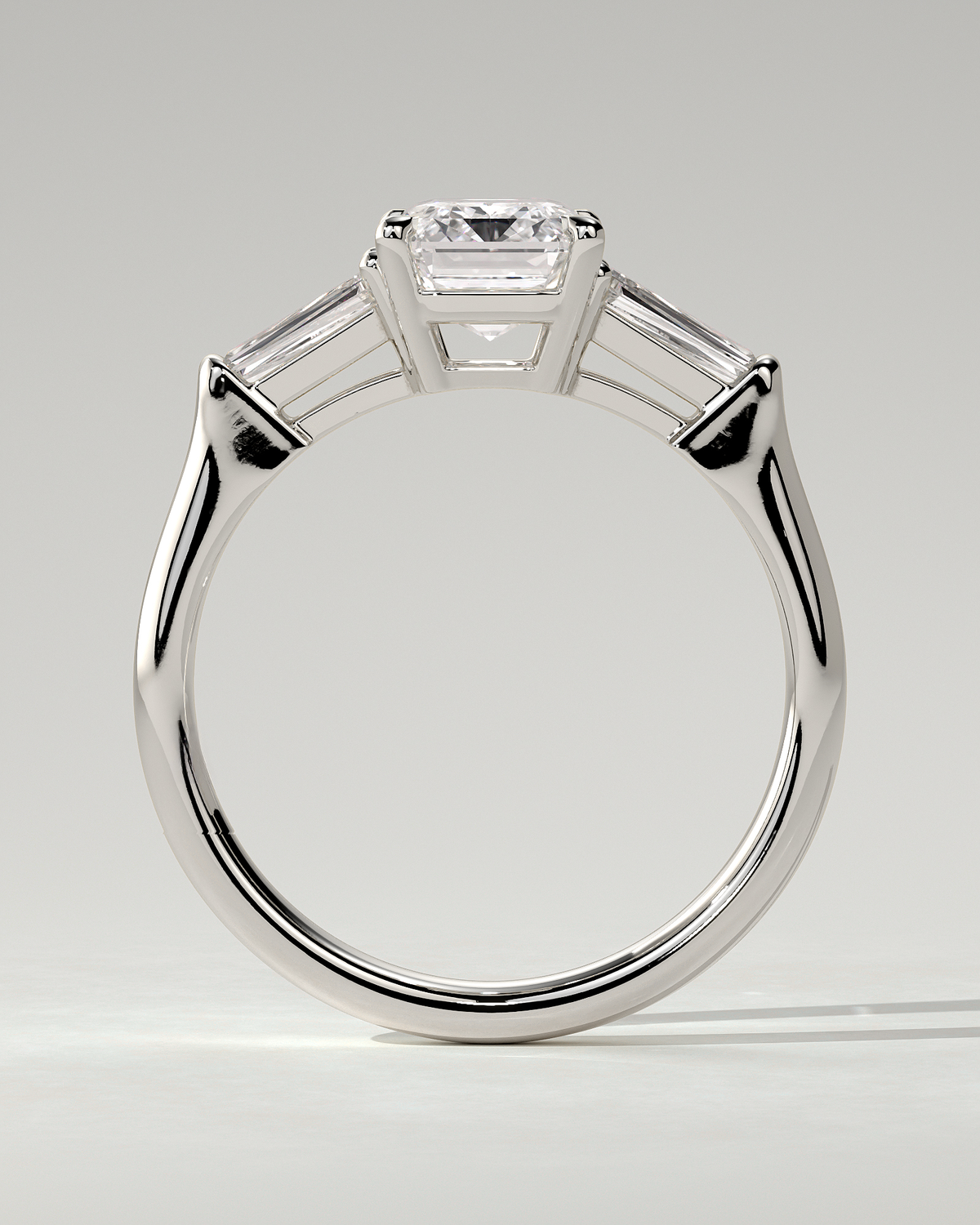 Bridget Trilogy Emerald Ring