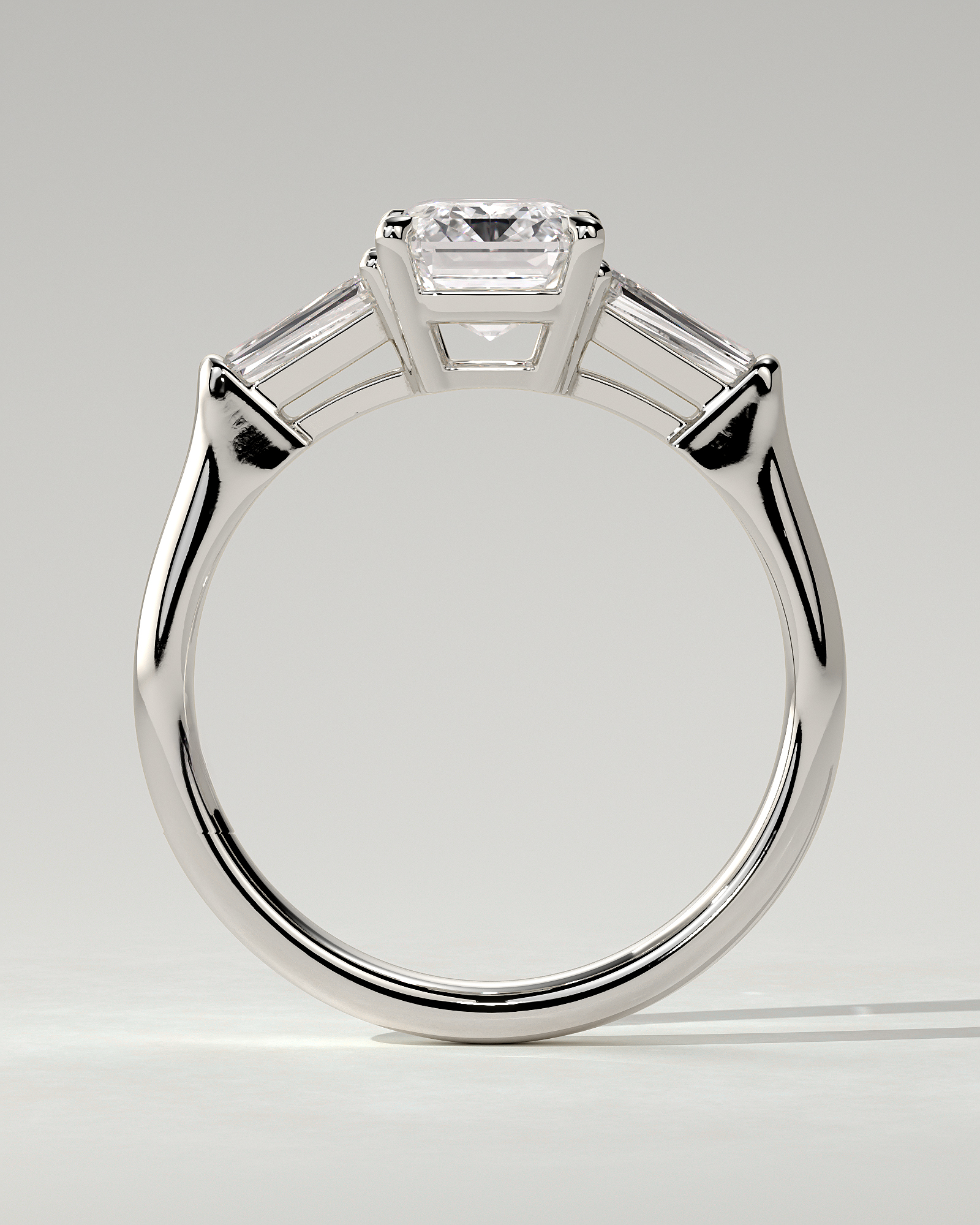 Bridget Trilogy Emerald Ring