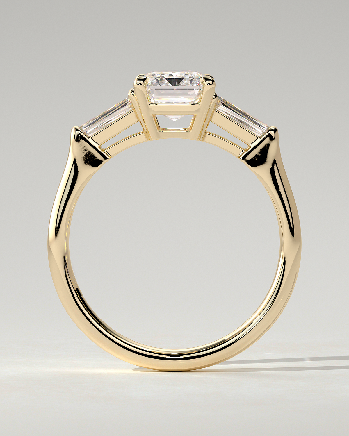 Bridget Trilogy Emerald Ring