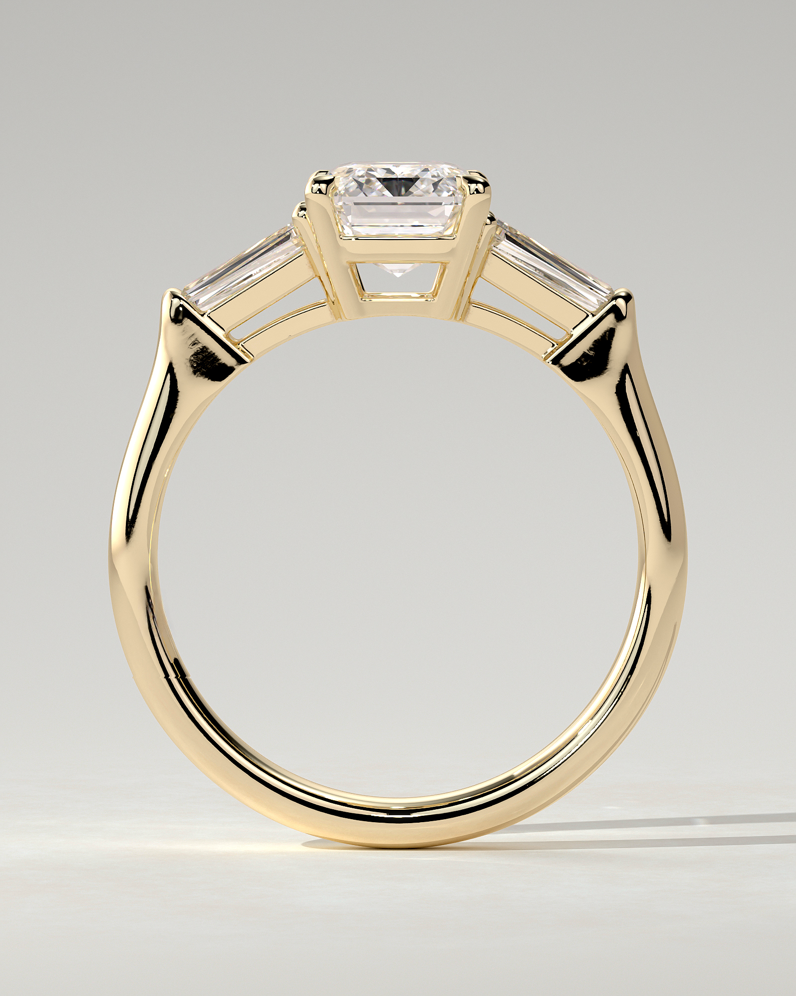 Bridget Trilogy Emerald Ring