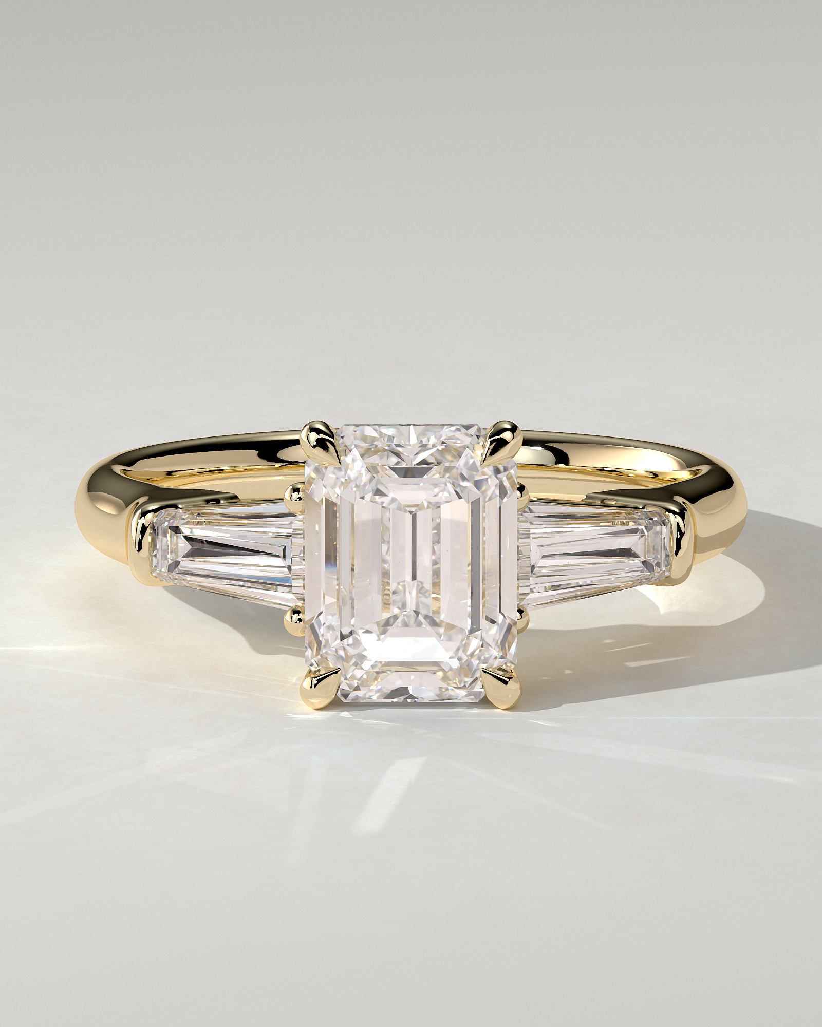 Bridget Trilogy Emerald Ring