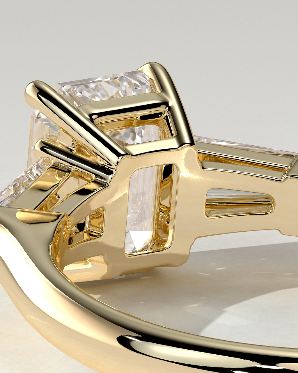 Bridget Trilogy Emerald Ring