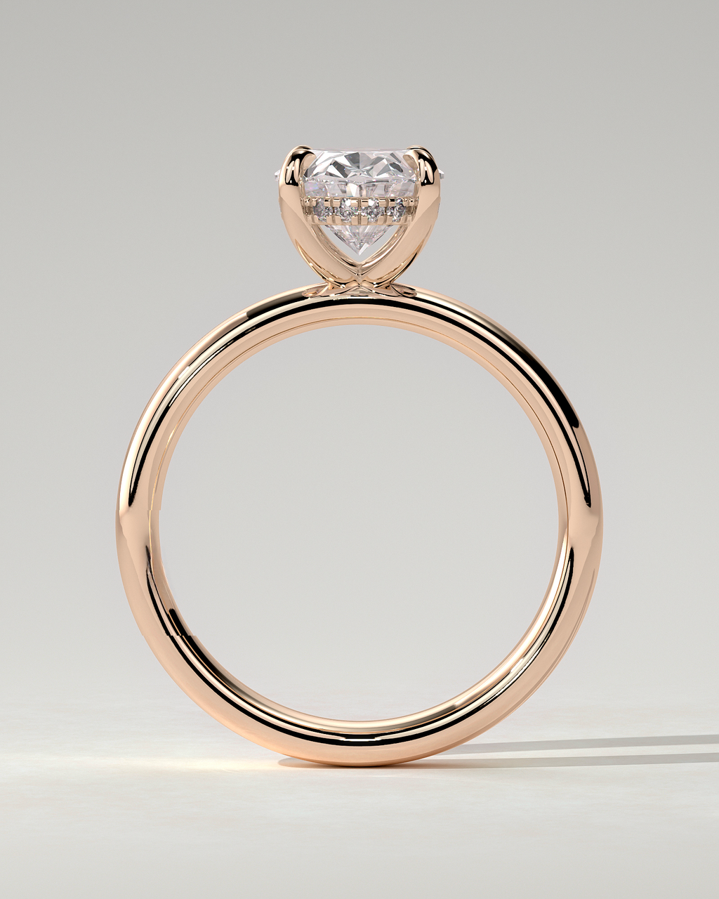 Bronte Solitaire Oval Ring