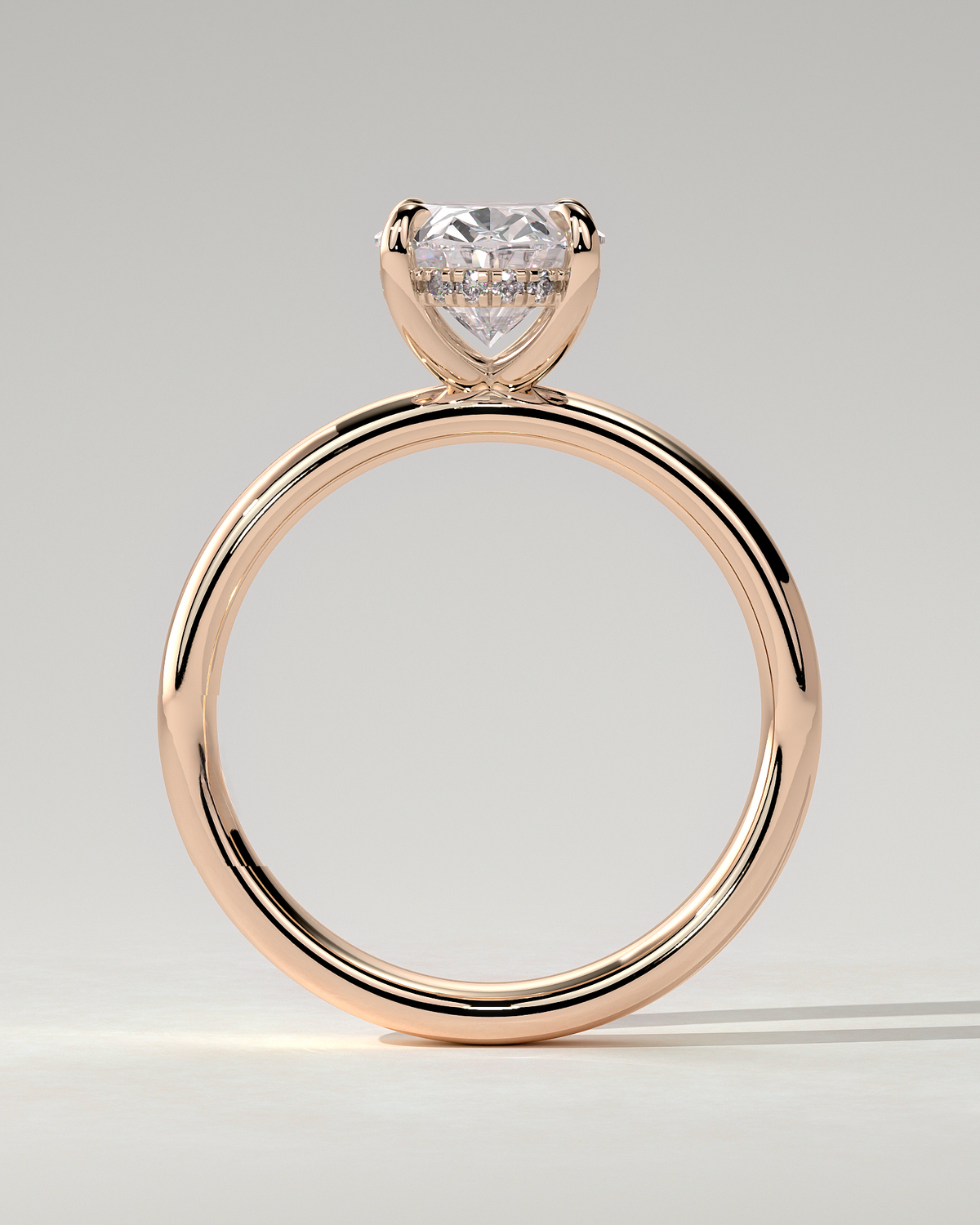 Bronte Solitaire Oval Ring